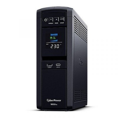 UPS Cyberpower CP1600EPFCLCD Linha Interativa Formato Torre 1600VA 1000W com 6 Saídas Schuko