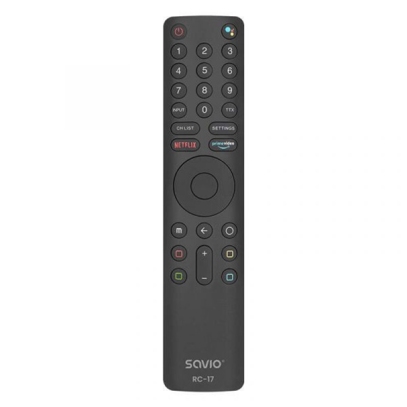 Savio Comando Universal RC-17 Xiaomi Smart TV/TV Box Preto