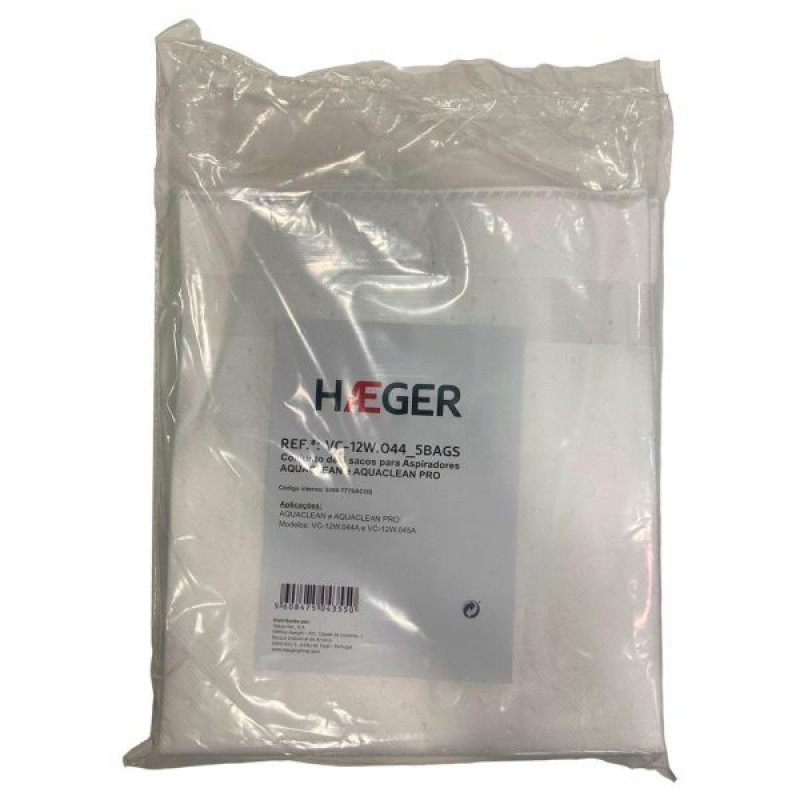 Haeger Sacos para Aspirador AQUACLEAN 1200