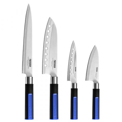 Monix Facas Japonesas Solid + M355004 Aço Inoxidável 4 Peças