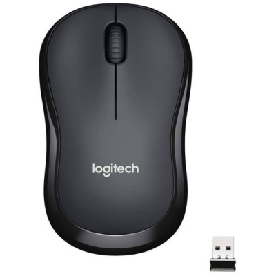 Logitech Mouse M220 Silent Wireless Charcoal - 910-004878