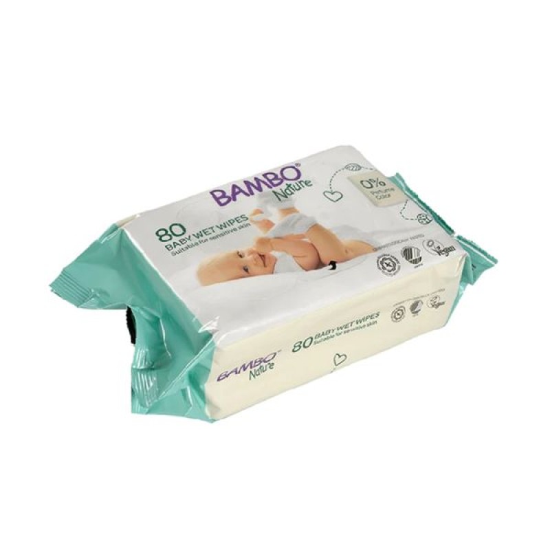Bambo Nature Toalhitas Humedecidas 80 Unidades
