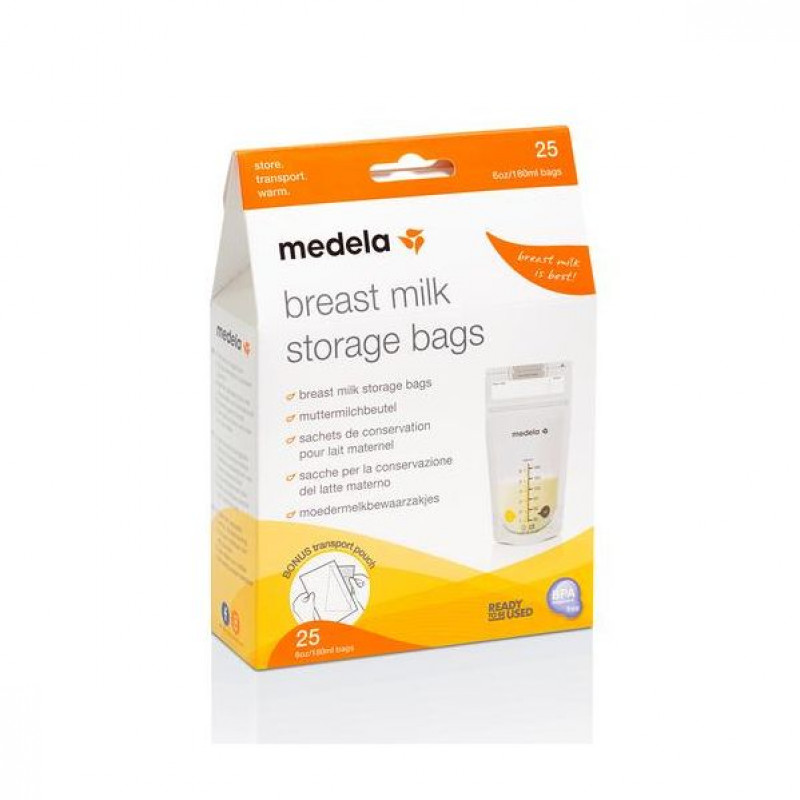 Medela Sacos de Conservação de Leite Materno 180ml 25 un.