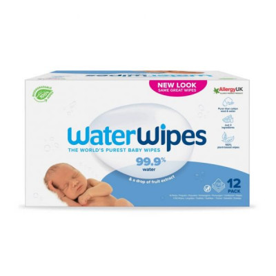 WaterWipes Toalhitas Biodegradáveis 12x60 Unidades