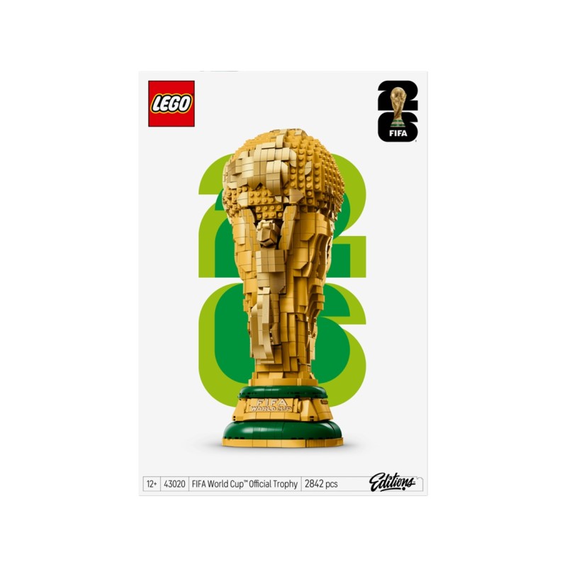 Lego Edições 43020 Troféu Oficial Da Copa Do Mundo Da Fifa - Maquete A Partir De 12 Anos