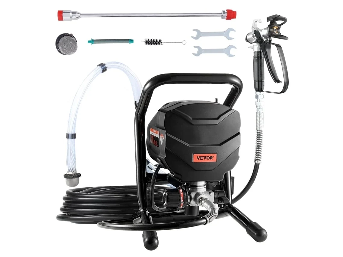 Pulverizador de pintura Stand Airless VEVOR 650W com suporte 3000PSI